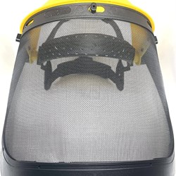 Careta Desbrozadora Motosierra Doble Regulacion Malla Reforzada Protector Facial Metálica con Refuerzo Inferior Anti Arrugamiento - Imagen 2